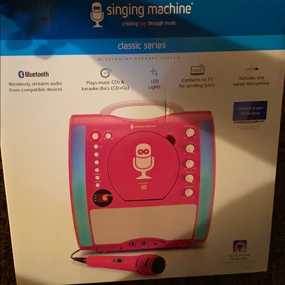 Classic series singing Machine/ CD player